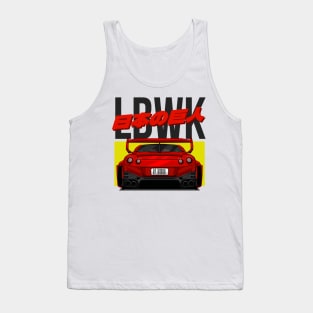 LIBERTY WALK NISSAN GTR-R35 (RED) Tank Top